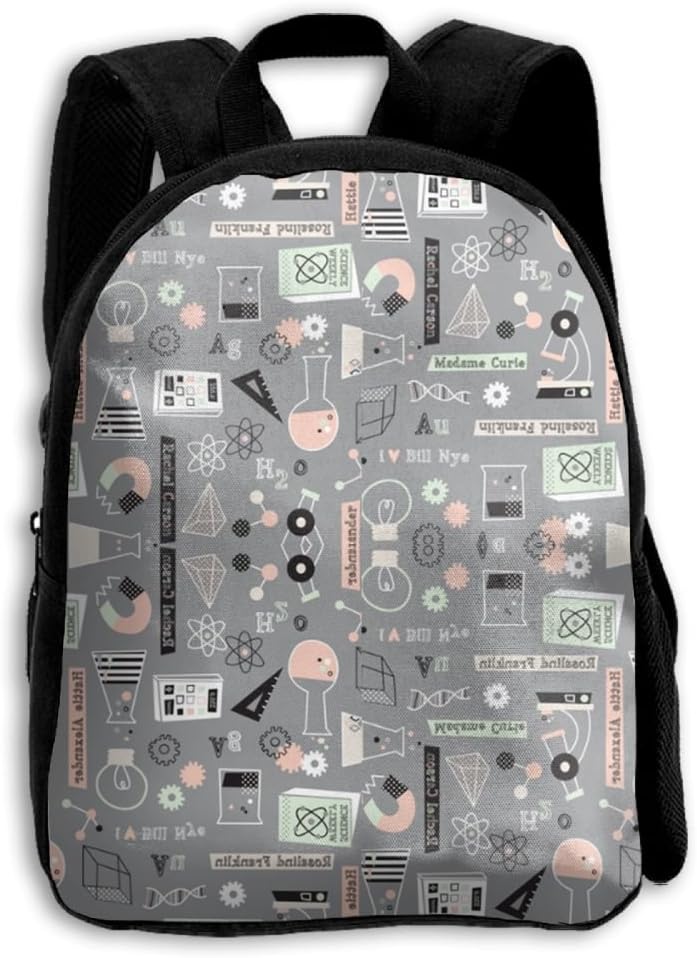She Blinded Me With Science Printing Canvas Schoolbag Kid School Bags Shoulder Backpack Bookbag