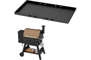 DELSBBQ Adjustable Grill Storage Shelf for Traeger Pro 22 and 575 Series Pellet grills, Bottom Shelf Grill Accessories for Traeger Pellet Grills