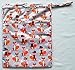 Wet Dry Bag Baby Cloth Diaper Nappy Bag Reusable with Two Zippered Pockets (Fox)