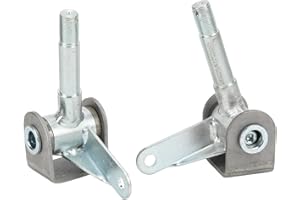 FAUITAY Go Kart Spindle Set,Spindle Bracket Replacement,2pcs Right Left Steel Alloy Spindle Bracket Set for Go Kart Accessories