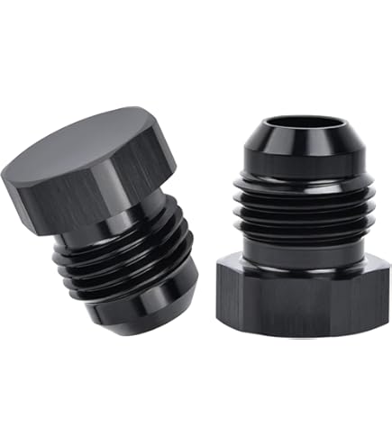 6an An6 W/T O-Ring ORB Female Flare Fitting CAP Blanking Plug Block - Foto 10