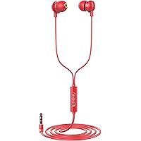 Infinity (JBL) Zip 20 in-Ear Deep Bass Headphones with Mic (Passion Red)