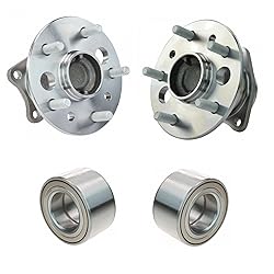 TRQ Wheel Hub Bearings Assembly Set Compatible with