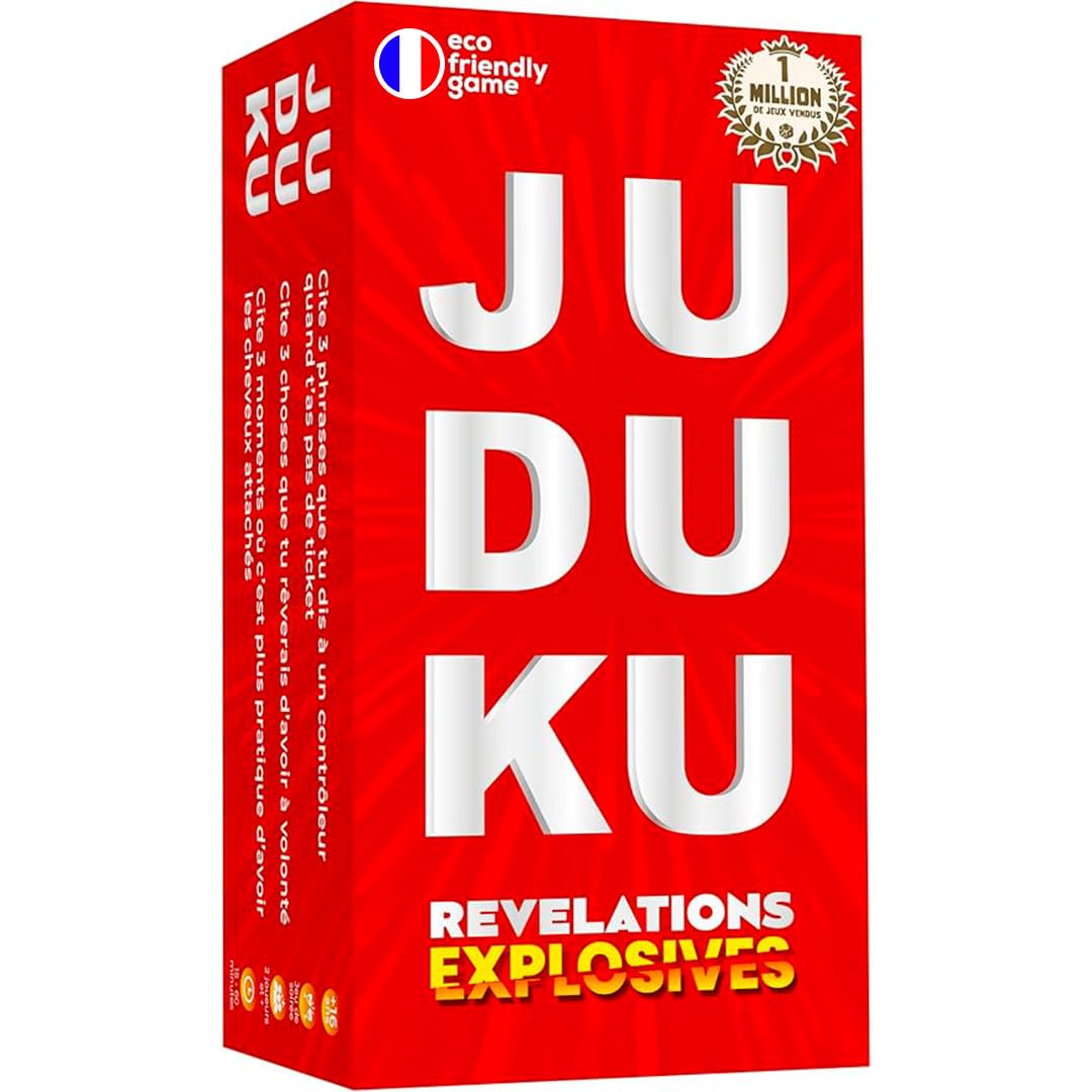 Juduku Explosive Revelations Board Games | Card Game Made in Europe | New | Perfect Adult Board Games, Party or EVJF | Funny and Original Gift