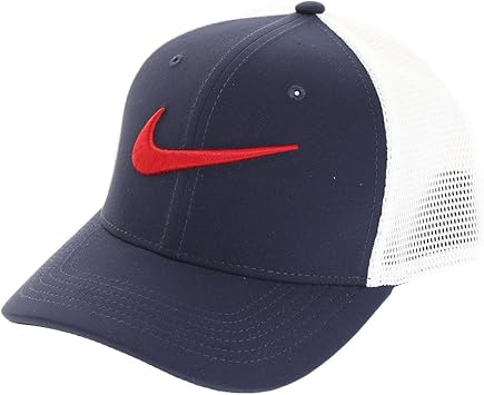 Amazon Co Jp ナイキ Nike ジュニア Yth エアロビル Clc99 スウッシュフレックス メッシュ キャップ 452 オブシディアン ホワイト 1size スポーツ アウトドア