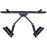Mount-It! MI-484C Articulating Corner Mount for TV Premium Swivel Full Motion Wall Bracket for 37-63 inch Screen LCD OLED Plasma 4K Flat Panel Screens VESA up to 800x400, 132 lb Capacity, Black