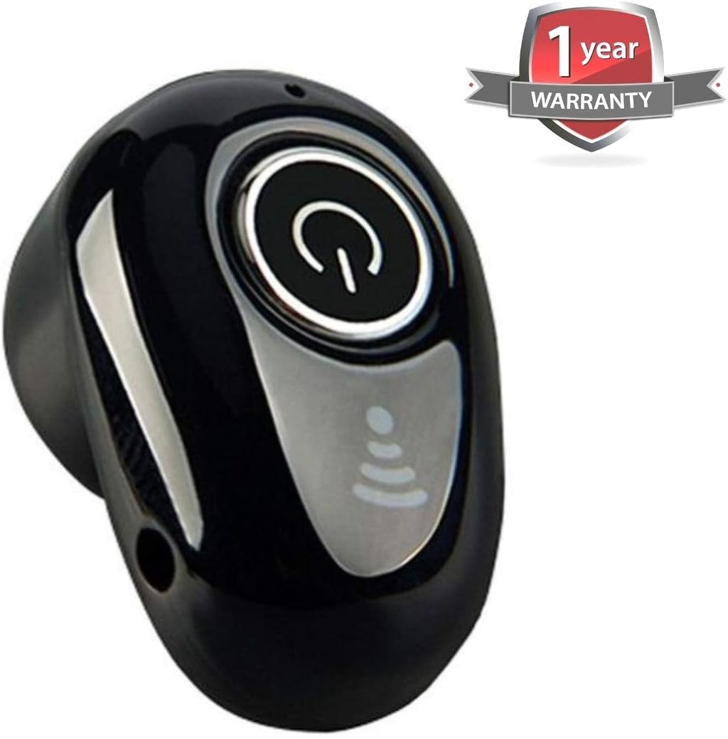 Stonx S650 Wireless Bluetooth Headset/Headphone with Mic Compatible with Mi and All Other mobiles (Black)