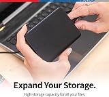 Toshiba Canvio Basics 2TB Portable External Hard Drive USB 3.0 Black view 2