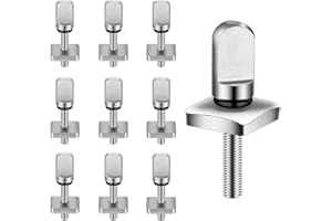 316 Stainless Steel Fin Screws, WADY 12pcs Surfboard Fin Screws, No Tool Surfboard Fin Screws with O Rings Paddle Board Fin R
