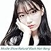 HAIQUAN Hair Bang Human Hair Clip in Bangs Flat Bangs Fashion Fringe Hair Extension (Flat Bangs, Natural Black)