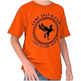 Brisco Brands Camp Half Blood Greek Mythology Crewneck T Shirts Boy Girl