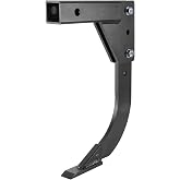 Racewill Upgraded Hitch Mounted Ripper, 16" Ripper Shank w/Adjustable Holes | Heavy-Duty Steel Trencher Subsoiler Plow, for ATV/UTV/Tractor/Lawn Mower with 2 Inch Receiver