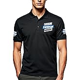 Pranboo® Custom Polo Shirt for Men, School Shirt, Golf Polo Shirt, for Business, Casual Wear, and Sports Teams