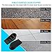 Big Door Stopper 2 Packs Heavy Duty Wedge Rubber Door Stop Works on All Floor Surfaces Height up to 1.9 Inches Non-Scratching Doorstops Special for Home Office School Heavy Door