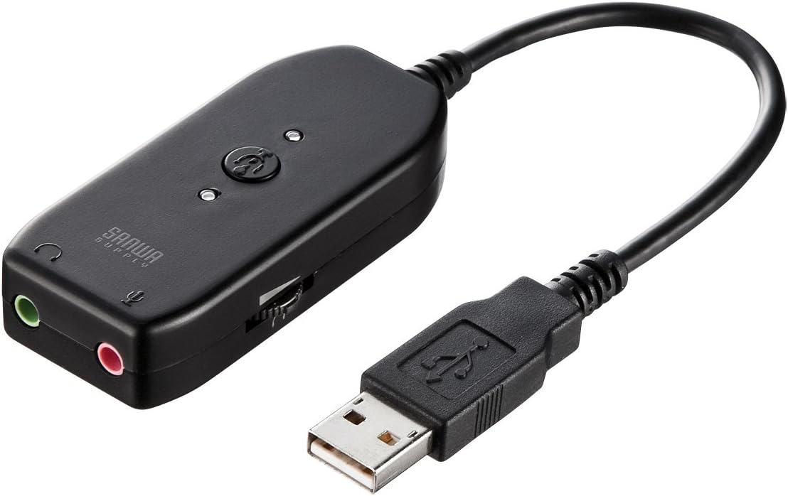Amazon サンワサプライ Usbオーディオ変換アダプタ 3 5mmステレオミニプラグ Usb A Mm Adusb3 サンワサプライ Usbアダプタ 通販