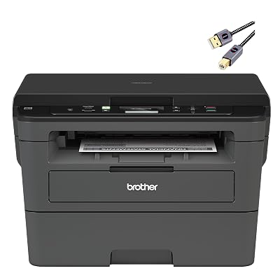 Brother L-2390DW Series Compact Monochrome Laser All-in-One Laser Printer, Wireless, Mobile Printing, Auto 2-Sided Printing, Up to 32 Pages/Min
