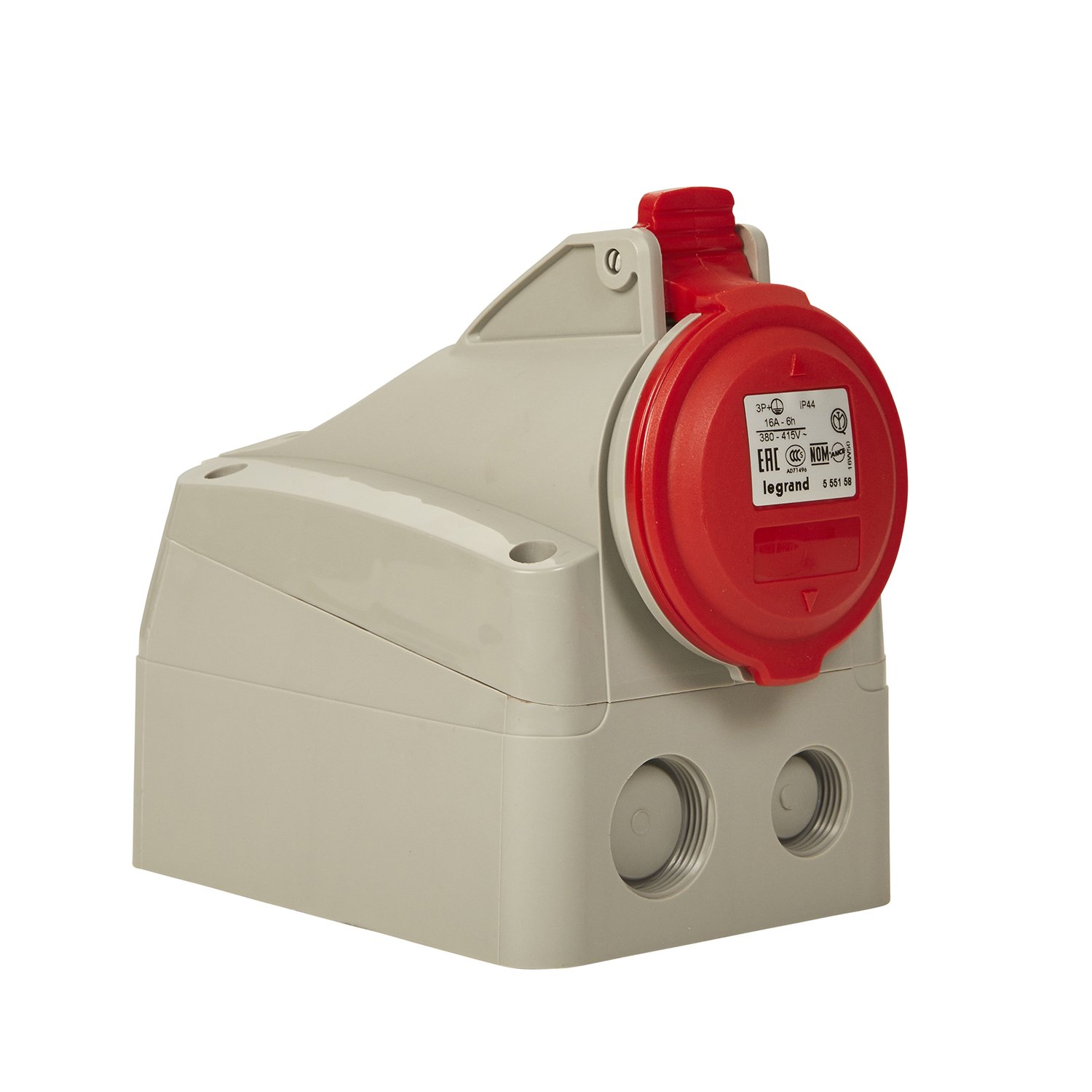 Legrand P17 Tempra Pro Power Connector Female Red 3P + E 415V / 16A Wall Mount IP44