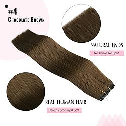 SURNEL Wire Hair Extension Human Hair Invisible