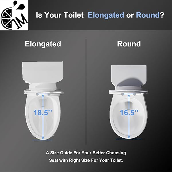 1M FAMILY TOILET SEAT, PATENTED SLOW CLOSE & QUICK RELEASING TECHNOLOGY, ANTI-WIGGLING, EASY TO INSTALL AND CLEAN, STANDARD ROUND WITH TODDLER SEAT BUILT IN (1 PIECE)