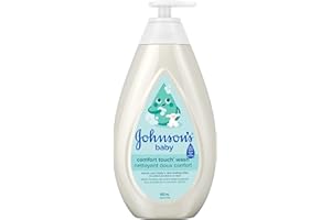 Johnson's Baby newborn bath wash and shampoo, cotton touch body wash, 800ml
