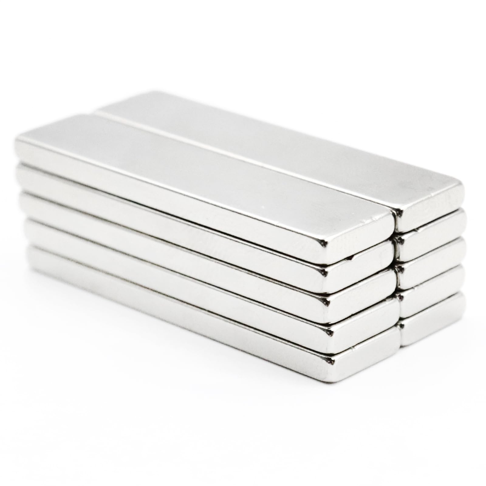 10 Pieces Neodymium Magnets Cube 40 x 10 x 3 mm Square Magnet Strong Bar Magnet for Whiteboard Fridge Wall Crafts Noticeboard