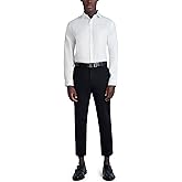 Karl Lagerfeld Mens Textured Twill Long Sleeve Dress Shirt