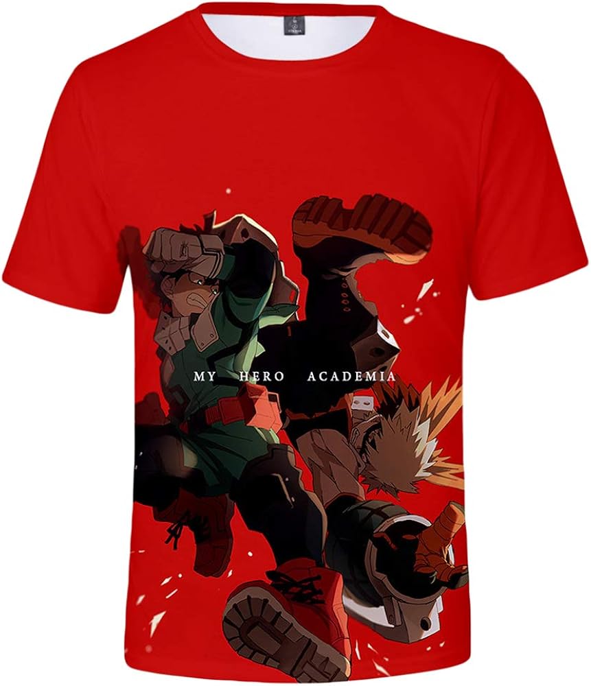 My Hero Academia TShirt TShirt Casual Anime Printing Tee Short Sleeve