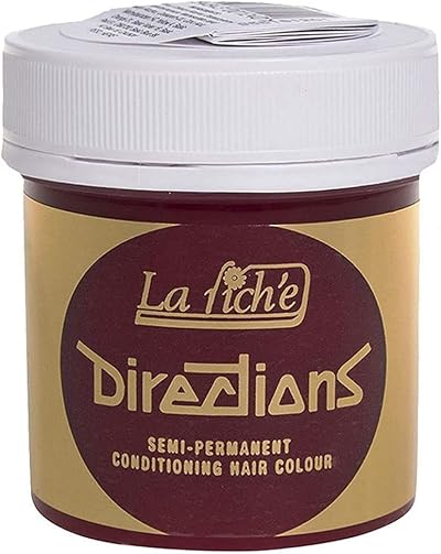 La Riche Directions Vermillion Red Hair Dye 2 x 88ml Pots Semi-Permanent