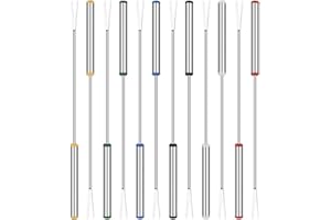 12PCS Fondue Forks, BetterJonny 23.5cm Stainless Steel Fondue Forks Roasting Sticks with Heat Resistant Handle for Fondue Roa