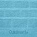 Cuisinart 100% Cotton Terry Super Absorbent Kitchen Towel, Sculpted Subway Tile, Aqua Blue