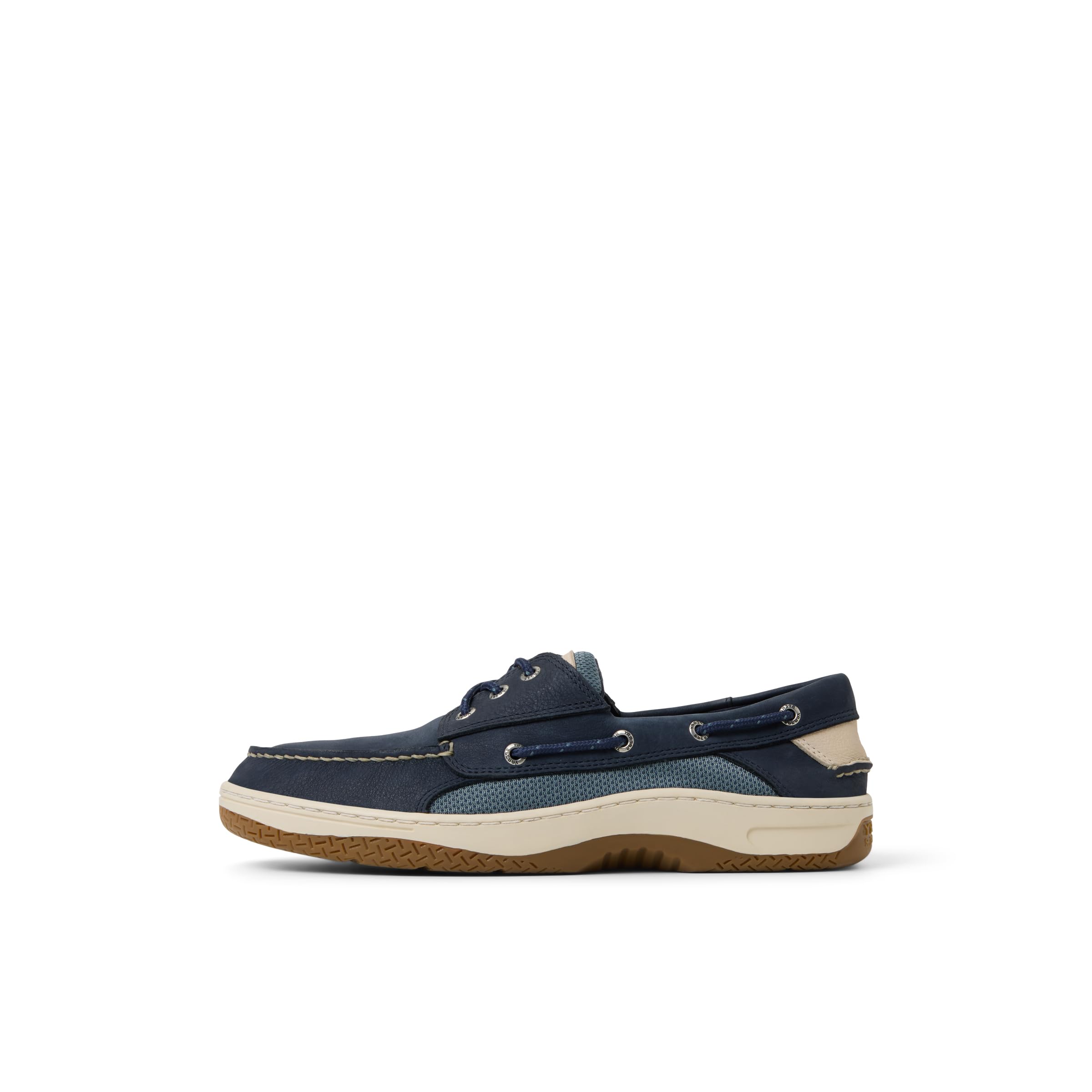 Sperry Men's Billfish 3-Eye Leather Boat Shoe, Navy Nubuck, 11.5 Image