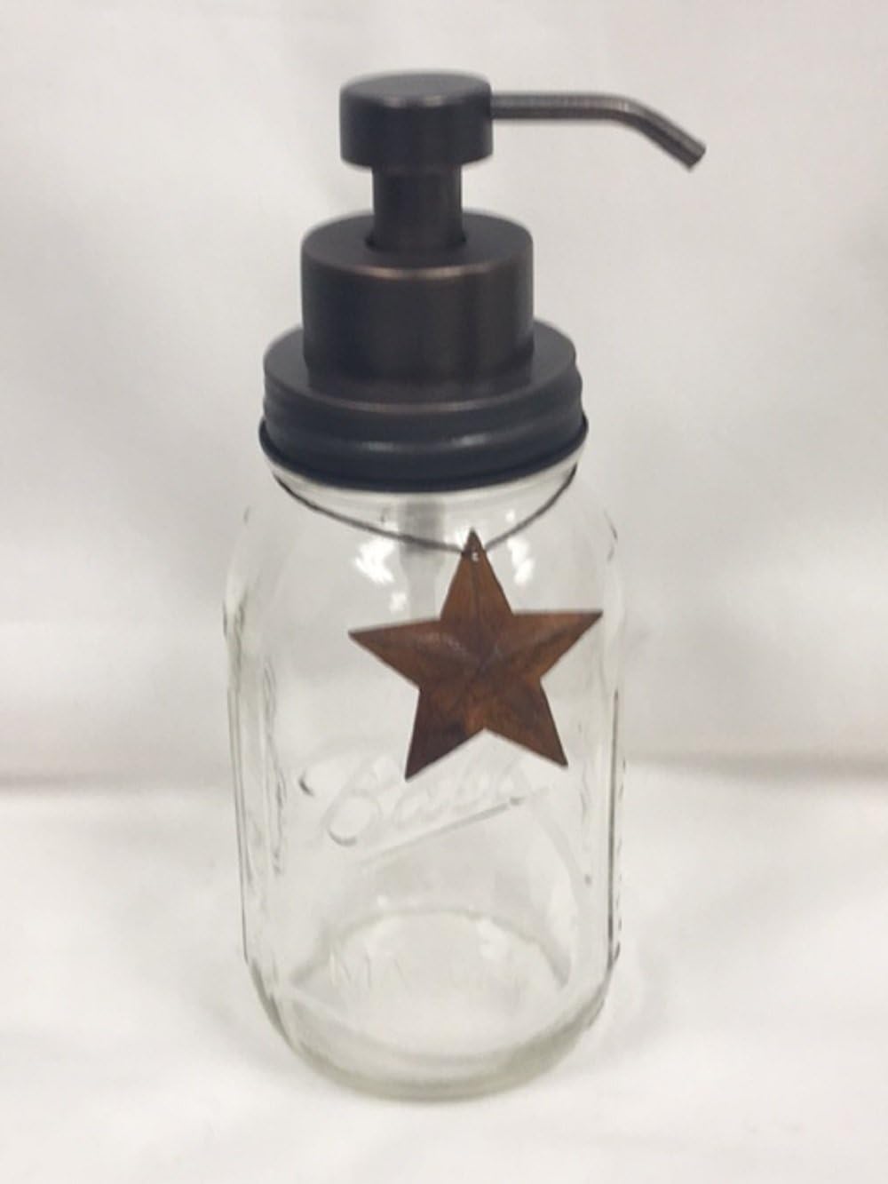 BRONZE FOAMING MASON JAR SOAP DISPENSER Home & Kitchen