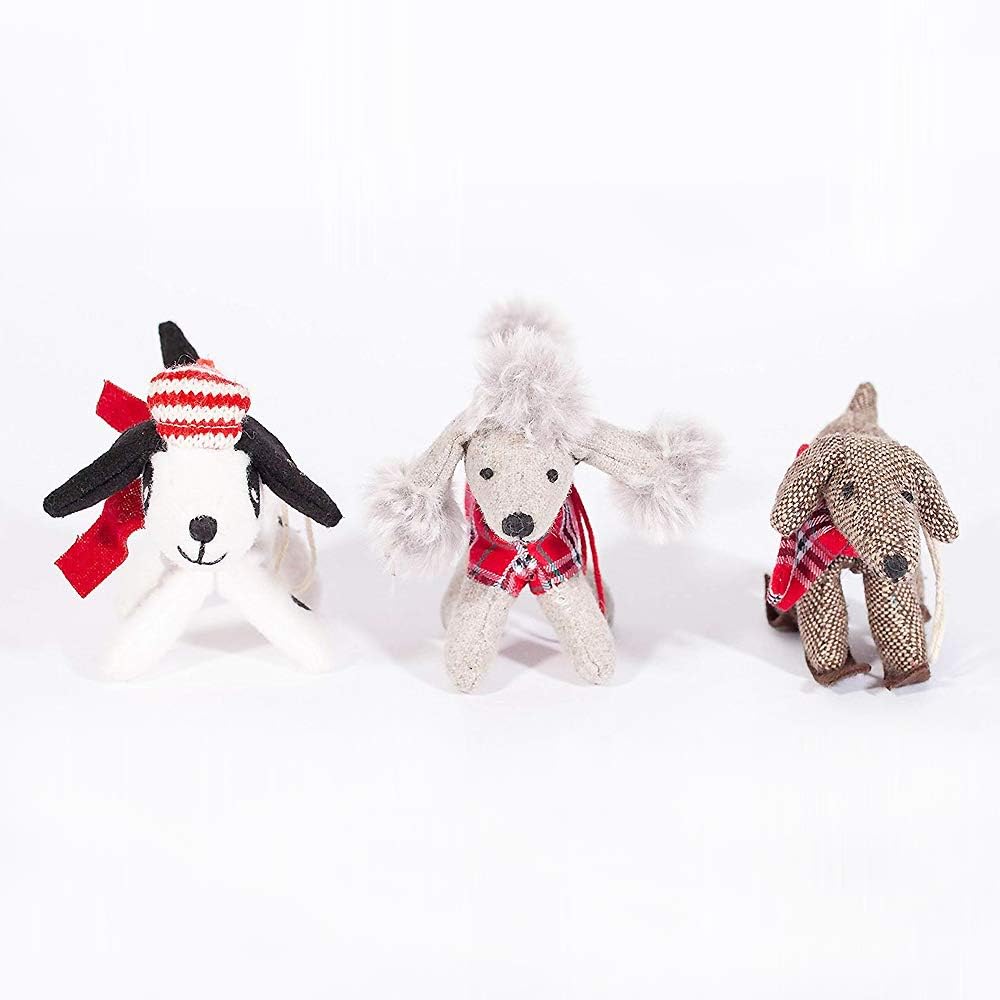 felt dog christmas ornaments