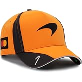 PUMA McLaren F1 2026 Lando Norris Hat - Orange - One Size Fits Most | Curved brim, Adjustable strap, Snapback closure, Officially licensed