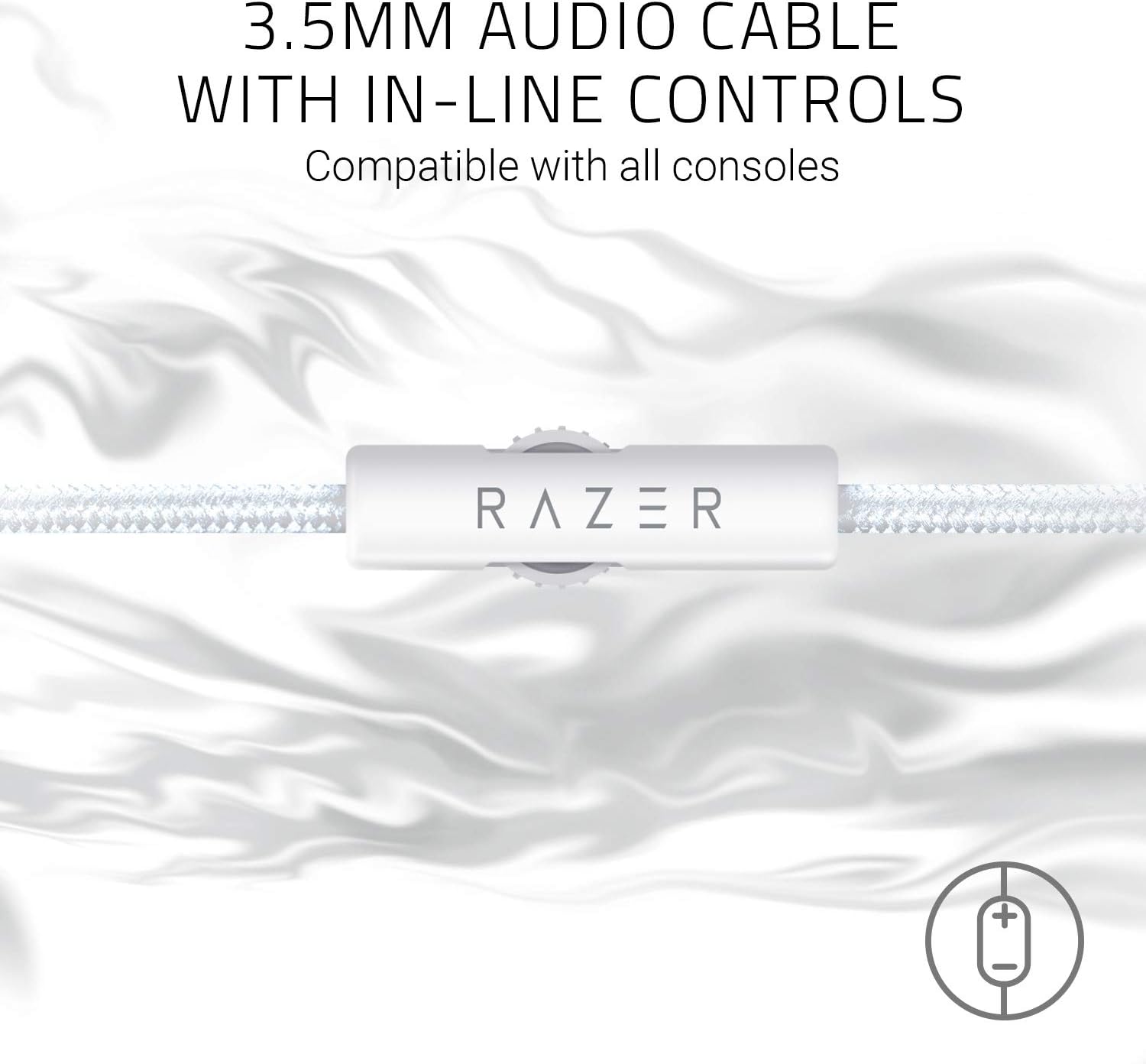 Razer Kraken Gaming Headset: Lightweight Aluminum Frame - Retractable Noise Isolating Microphone - For PC, PS4, Nintendo Switch - 3.5 mm Headphone Jack - Mercury White: Computers & Accessories