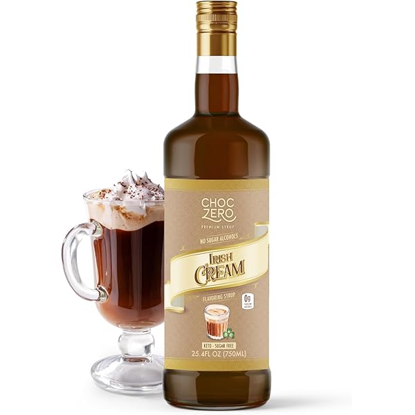 Amazon.com: ChocZero Sugar Free Coffee Syrup, Irish Cream Flavor