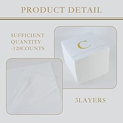 Ottin Monogrammed Letter C 120 Packs Initial Paper