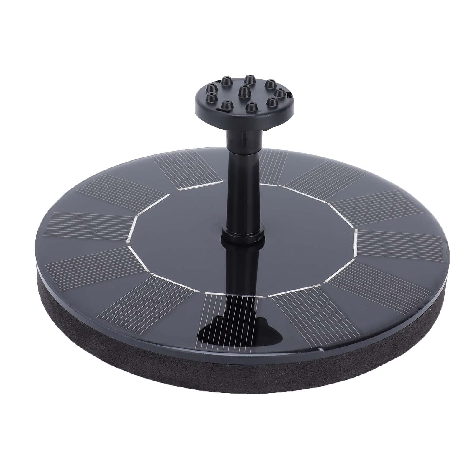 Solar Fountain Pump Kit | Brushless Water Pump Floating Fountain for Birdbaths/Water Circulation Aeration/Rockery Fountains Garden Patio Pond Landscape Decoration | DC 6V 13x13cm