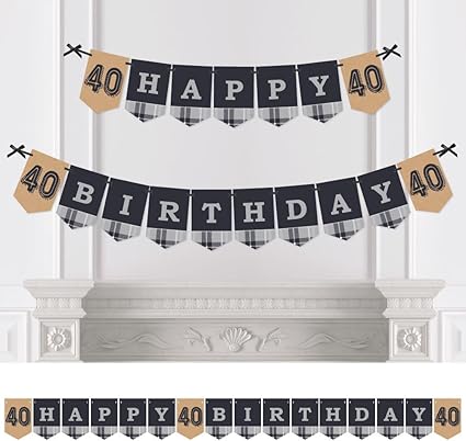Amazon Com 40th Milestone Birthday Dashingly Aged To Perfection