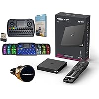 Formuler Z10 Android 10 Dual Band 5G LAN 2GB Ram 8GB ROM 4K + Extra 7 Colours Wireless Keyboard + Extra Magnetic Car Mount