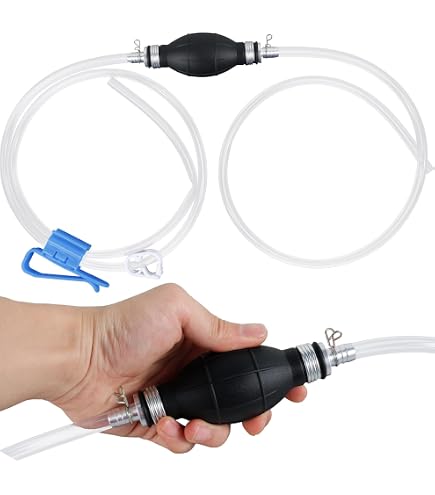 Pompe à Carburant En Caoutchouc 6 Mm – Siphon à Bulbe Pour Transfert D'essence