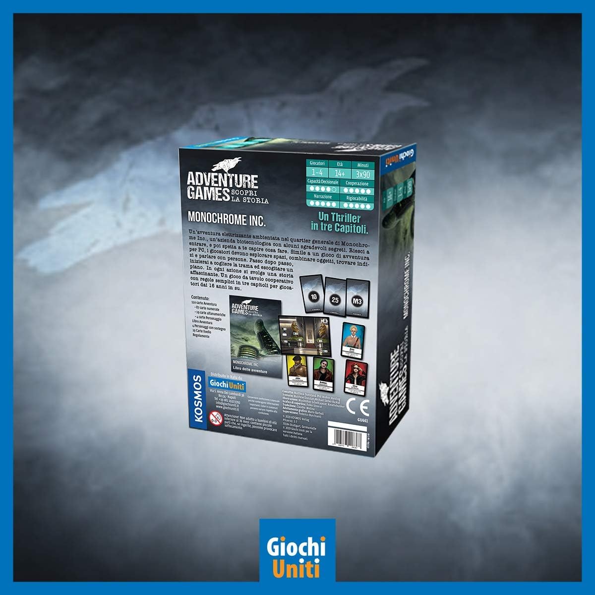 Giochi Uniti - Adventure Game: Monochrome Inc., Italian Edition, GU661, Multi-coloured - Image 3