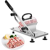 Manual Frozen Meat Slicer Stainless Steel Cutter Machine for Home Kitchen Use Commercial Beef Mutton Roll Cutting Slicers for