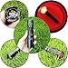 Multicolor Zoomable Red Green Blue White Hunting Light Handheld Tactical Flashlight with Clip Powered by AAA or 18650 Battery(Not Included)