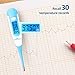 Easy@Home Digital Basal Thermometer with Large Blue Backlight LCD Display, 1/100th of a Degree High Precision and Memory Recall, for Ovulation Tracking and Natural Family Planning,EBT-100