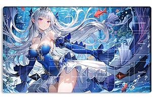 New Mlikemat Playmat Tearlaments Scheiren TCG CCG OCG Trading Card Game Mat with Zones + Free Bag (ZD014-593-A)