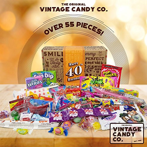 1 VINTAGE+CANDY+40TH+BIRTHDAY+RETRO