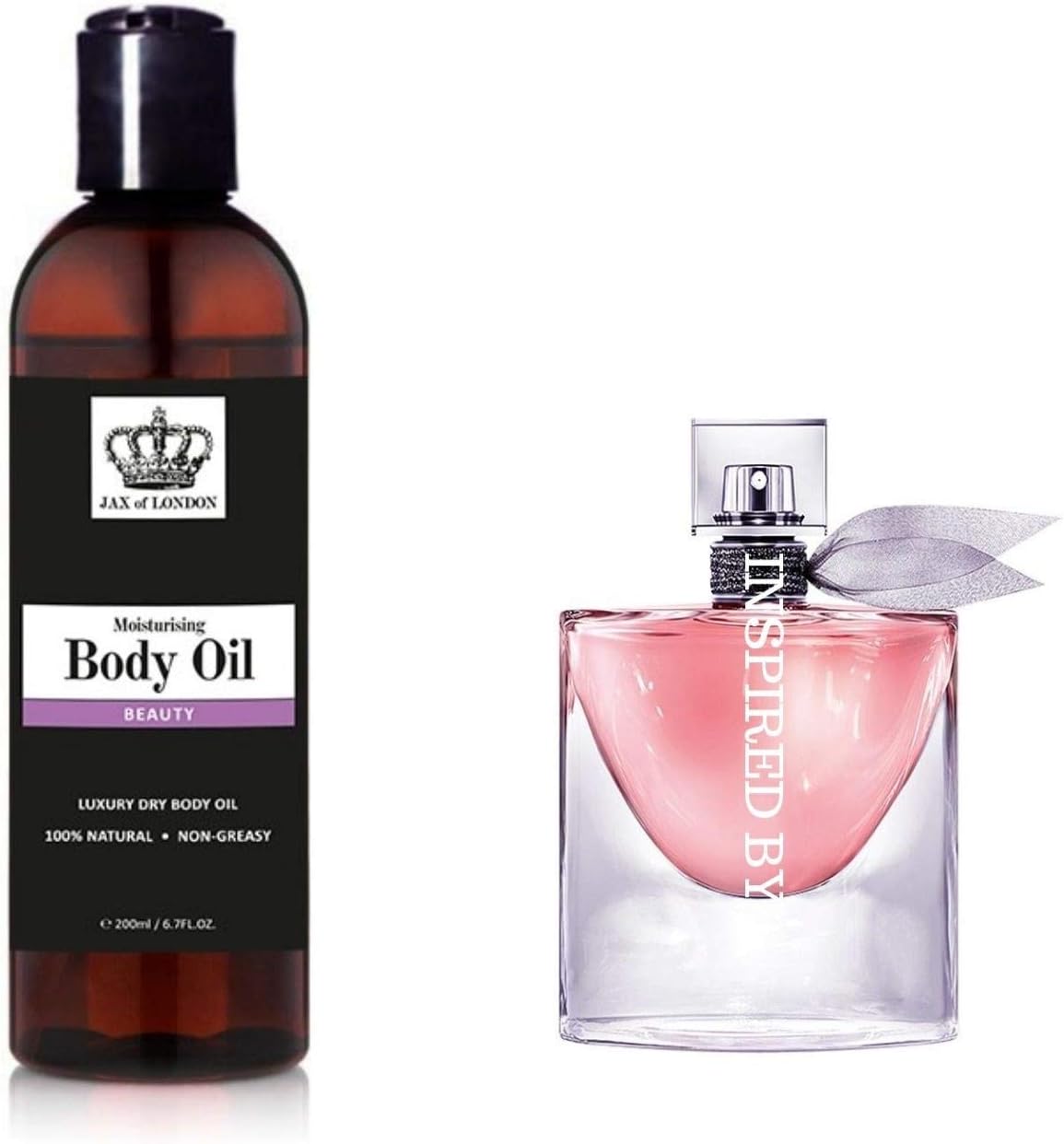 Tom Ford Black Orchid Inspired 100% Natural Scented Quick Drying Body Oil 200ml By Jax of London - Image 5