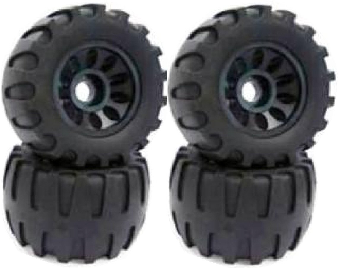 New 113X64mm Off Road Longboard/Mountainboard Rubber Wheel W/Hard Core