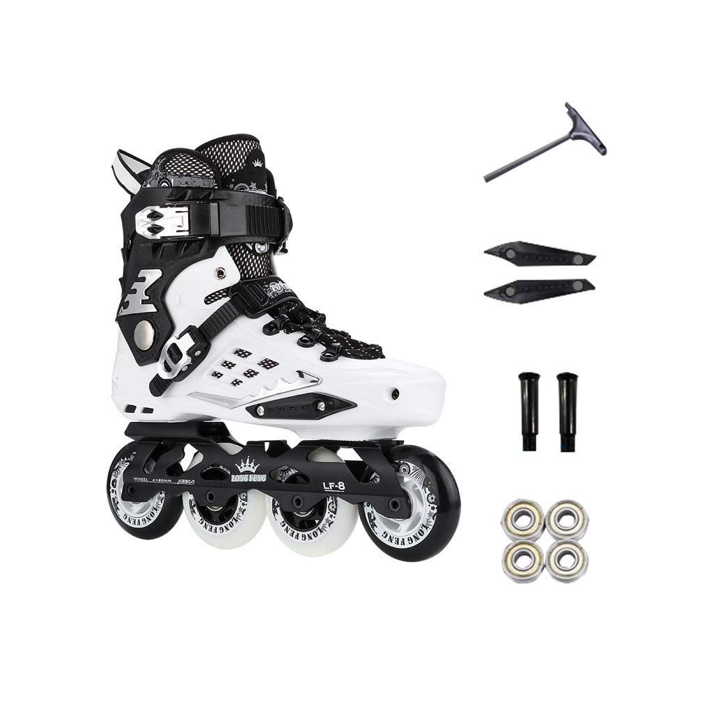 Uk 26cm プロの男性と女性 Us 8 さいず スケート 42 Jp Eu 9 サイズ アダルト 44 Ailj Us 8 インラインスケート Uk 26cm 白 42 白 色 Jp Eu 11 初心者 白 Us 10 スケート 単列スケート Eu 9 Uk 27cm B07pb4byyq Jp 白